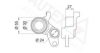 AUTEX 641644 Tensioner Pulley, timing belt